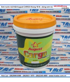 Sơn nước nội thất August CARGO thùng 18 lít - dòng sơn nội thất kinh tế