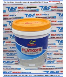 Sơn lót chống kiềm nội - ngoại thất August PLATKOTE thùng 18 lít