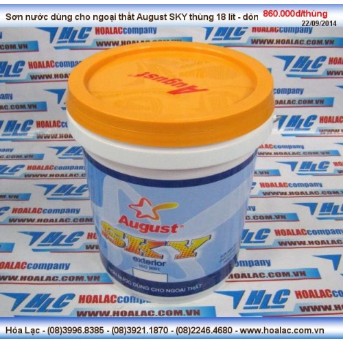 Sơn lót chống kiềm nội - ngoại thất August PLATKOTE thùng 18 lít